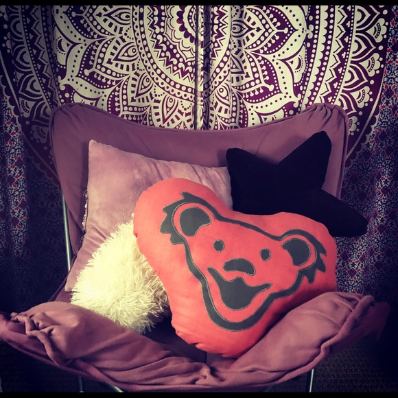 grateful dead bear pillow